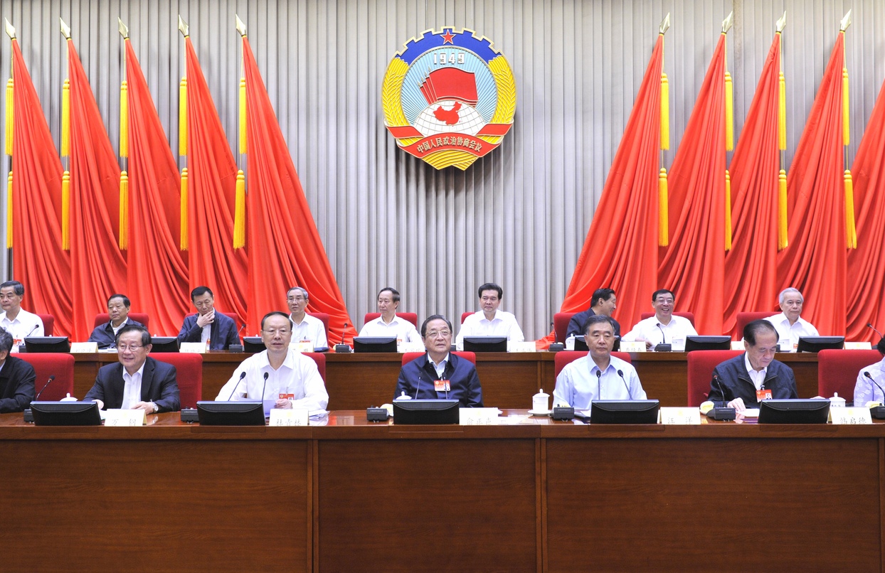  全国政协十二届常委会第二十二次会议在京开幕