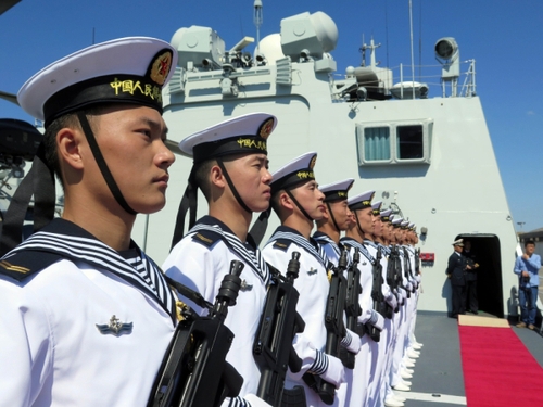 中国海军第十六批护航编队访问突尼斯