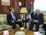 11月9日，正在约旦进行正式友好访问的全国政协主席俞正声在安曼会见约旦首相恩苏尔。 