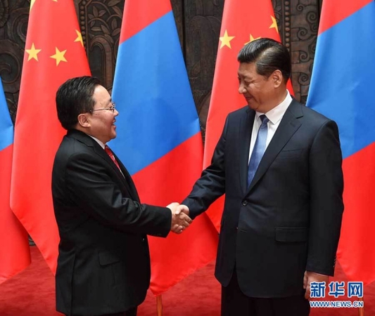 习近平主席访问蒙古国（资料图）