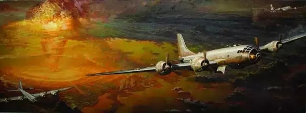 周补田《1945年8月6日广岛》油画