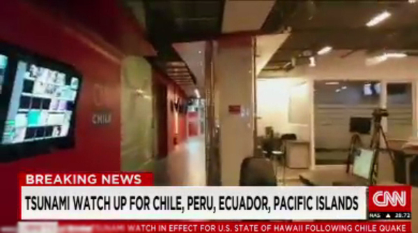 智利西部海域发生8.3级地震 已发布海啸预警4