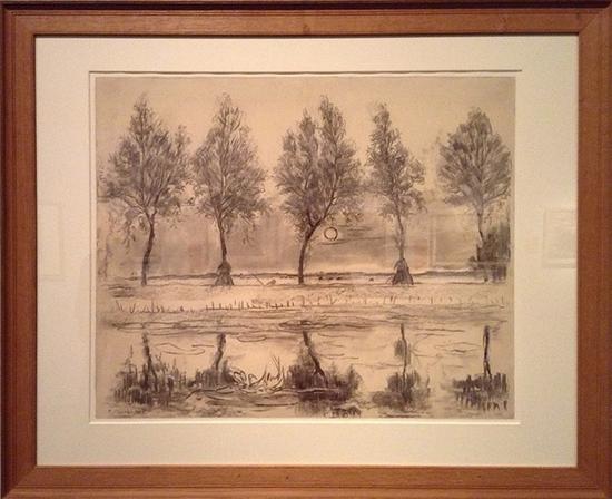 “盖因河畔的树”素描稿