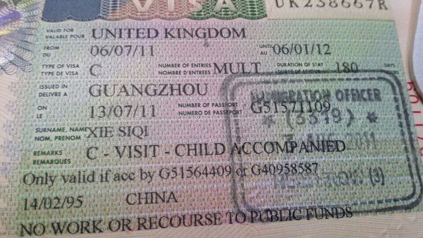 英国放宽中国签证:6个月旅游签证延长至2年
