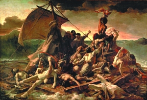 　　1819年，《美杜莎之筏》（Raft of the Medusa）中描绘的难民被遗弃的景象让世人震惊。而今，很多人在跨越国境线的旅程中不幸身亡，而其他人对此置若罔闻，这无异于是我们时代种族灭绝的惨剧，种族主义是唯一的原因