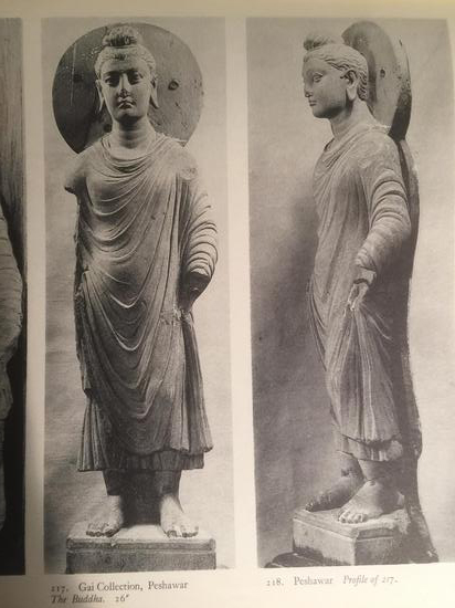 犍陀罗文物收藏图录中可以看出雕像的比例
