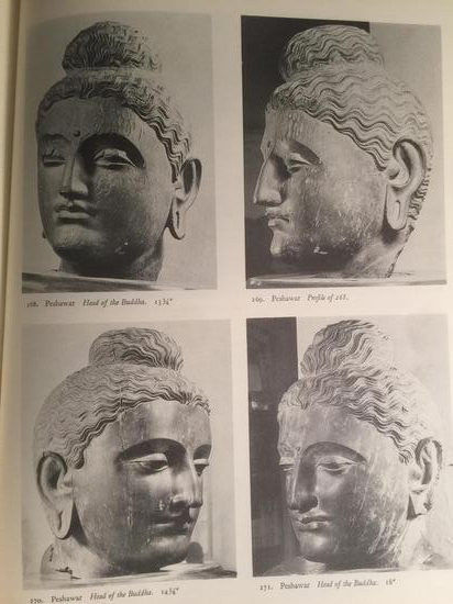 受希腊影响，犍陀罗艺术有“希腊式佛教艺术”之称