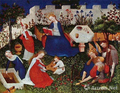 《玫瑰传奇》手稿《伊甸园》 15世纪末