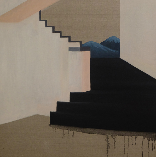 4 《局》，何文君，80x80cm，布面油画，2015