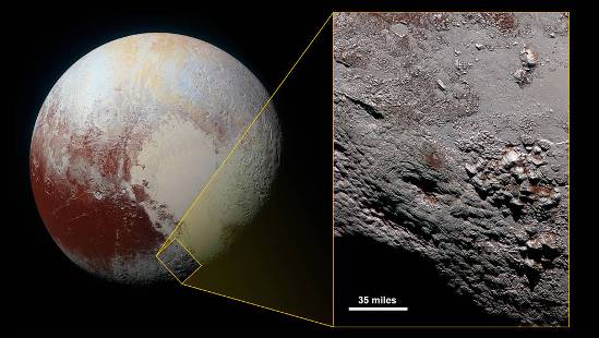 冥王星低温火山曝光直径巨大或创系外纪录（图）