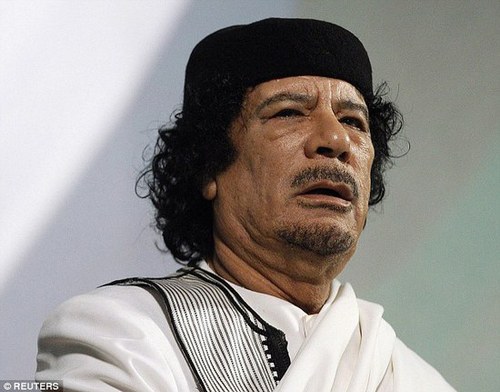 卡扎菲生前照片