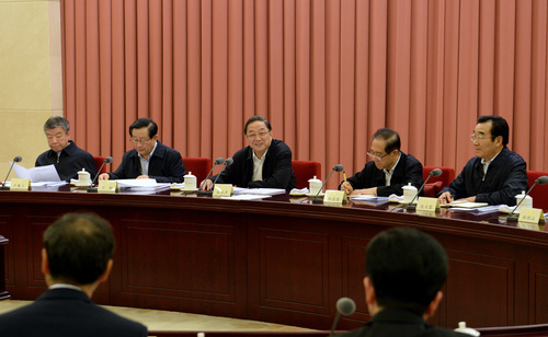 俞正声出席全国政协双周座谈会 摄记者 齐波