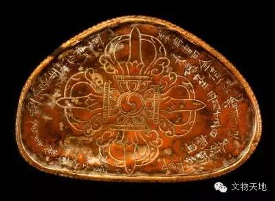 元 大德九年铸 合金铜镀金 文殊菩萨像  北京故宫博物院