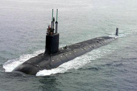 资料图：美国“弗吉尼亚”级核潜艇