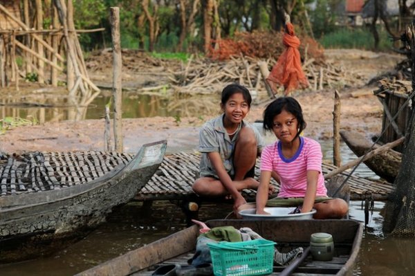 柬埔寨流浪儿童