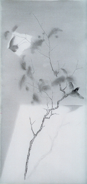 《桃园物色No.1》 绢本 80×160cm 2007年