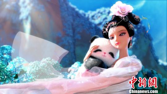 成都IT妹创作最萌3D熊猫动画获网友热捧（图）