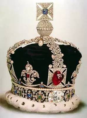 镶嵌在英国王室皇冠上的“黑太子红宝石”原来只不过是尖晶石而已