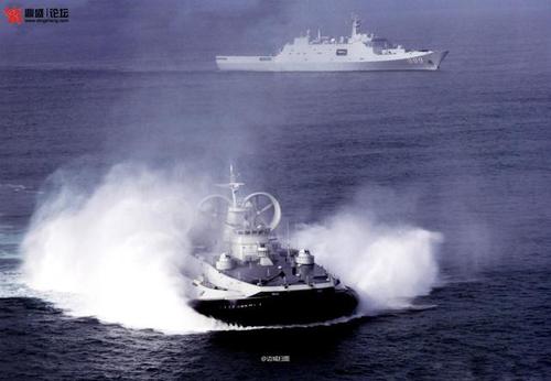 我军演习选西沙群岛有玄机 坞登气垫船练岛礁攻防 