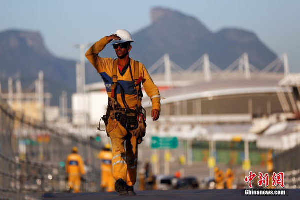 巴西里约奥运会临近 奥林匹克公园仍在建设中4
