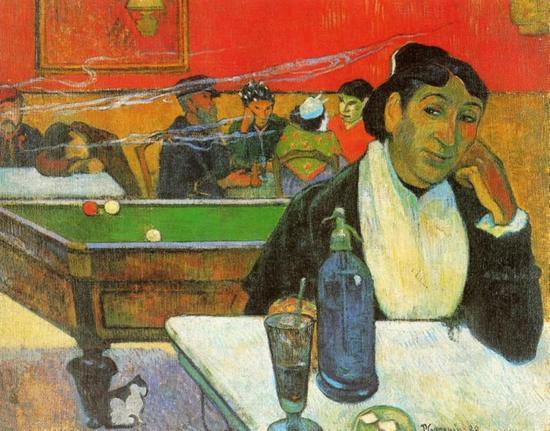 高更 Gauguin - NIght Cafe in Arles (Madame Ginoux)