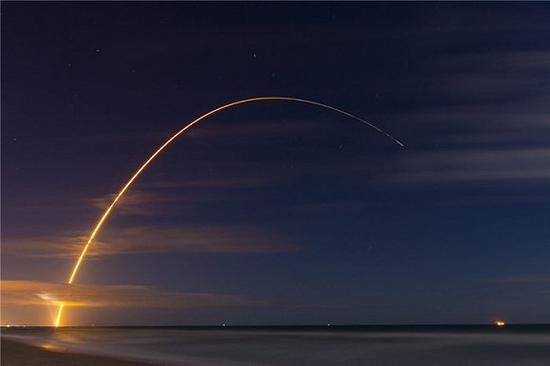 联合发射联盟所属的德尔塔-IV型火箭为国际空间站运送物资，摄于2016年3月22日