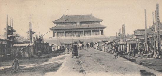 德胜门城楼，1900年老照片