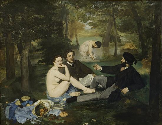 Édouard Manet, The Luncheon on the Grass. Oil on canvas.