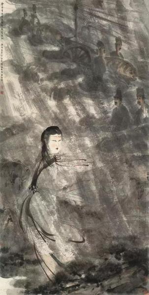 1946年《山鬼图》，南京博物院馆藏