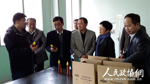 安徽滁州市政协视察生物科技企业发展