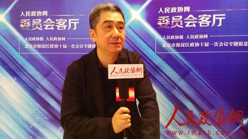 图为北京市海淀区政协委员孙育宁接受人民政协网专访。