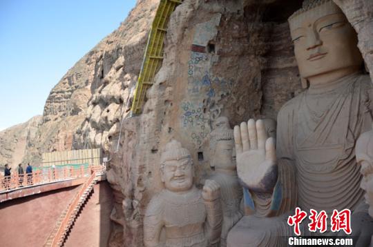 中国“石窟鼻祖”甘肃天梯山石窟启动大规模修缮
