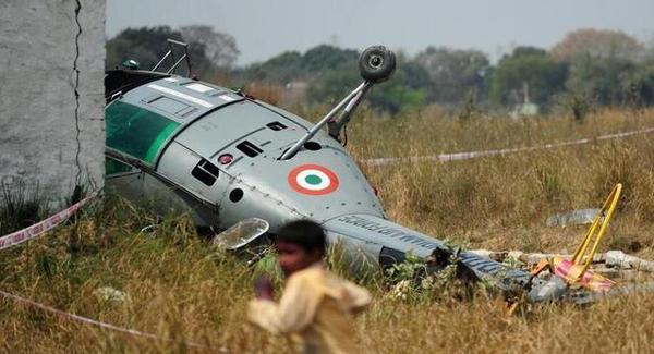 印度又发生坠机事件致两人死亡 40年坠毁1000架