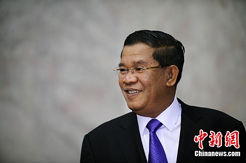 资料图：柬埔寨首相洪森。<a target='_blank' href='http://www.chinanews.com/'>中新社</a>记者 廖攀 摄