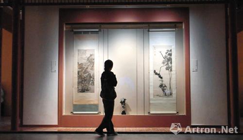 近日，“故宫博物院藏四僧书画展”在京开展