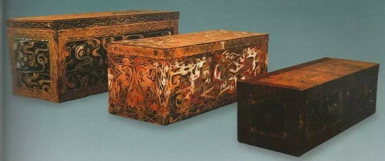 西汉三幅漆棺