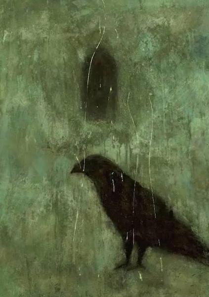 牟学谦，《繁笼之三》，平版版画，50 × 75 cm，2007