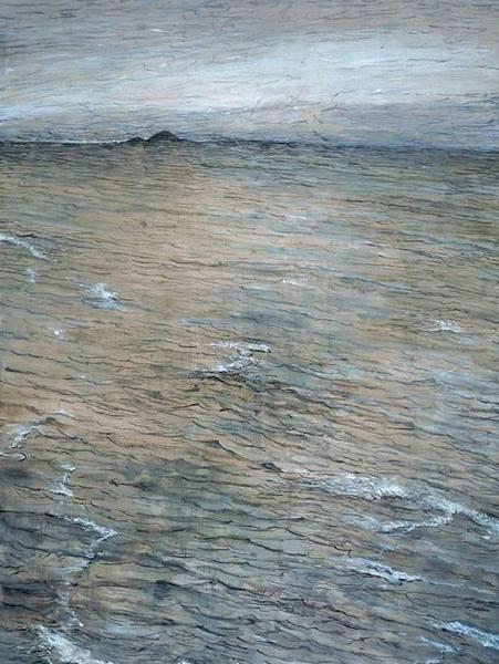 杨劲松，《南海之一》，布面油画，180 × 130 cm，2016