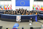 欧盟为德国前总理科尔举行“欧盟葬礼”