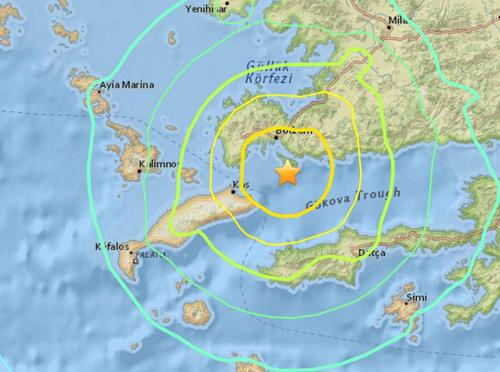 6.7级强震致希腊科斯岛2人死亡数人伤震感强烈