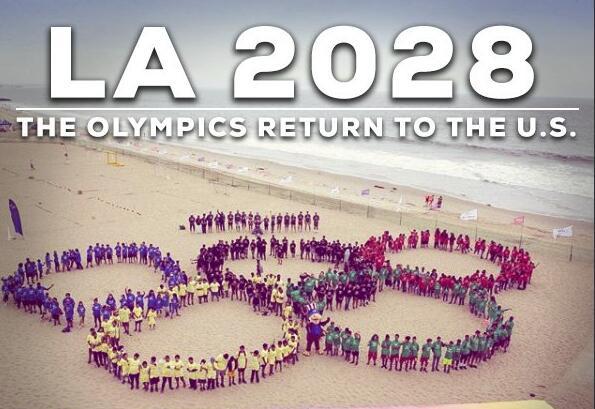 洛杉矶将举办2028年奥运会 巴黎成2024年举办地