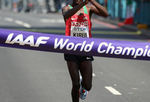 伦敦田径世锦赛 尼亚基鲁伊首夺世锦赛马拉松冠军