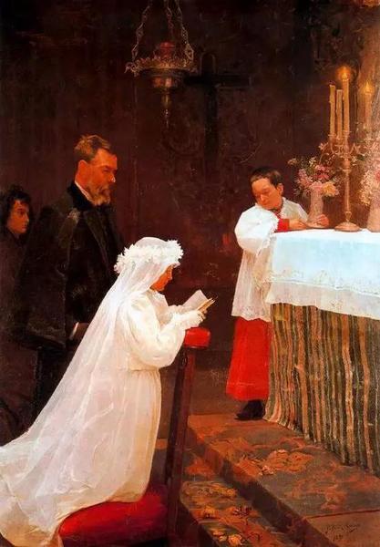 First Communion，1896