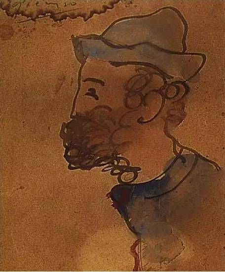 毕加索，Portrait of Ramon Pixot，1897