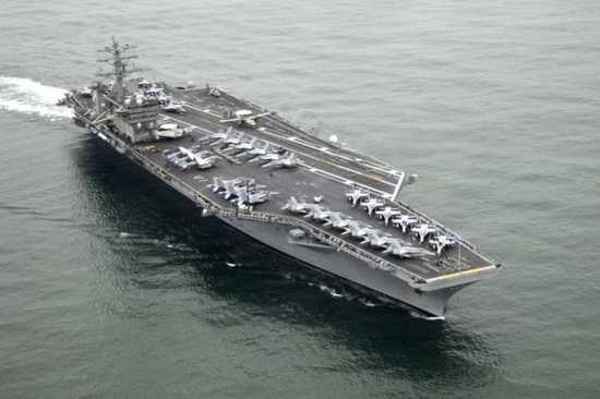 美国海军:一架伊朗无人机逼近美航母至300米距离