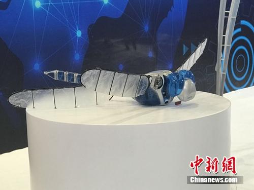 仿生蜻蜓机器人。<a target='_blank' href='http://www.chinanews.com/' >中新网</a> 吴涛 摄