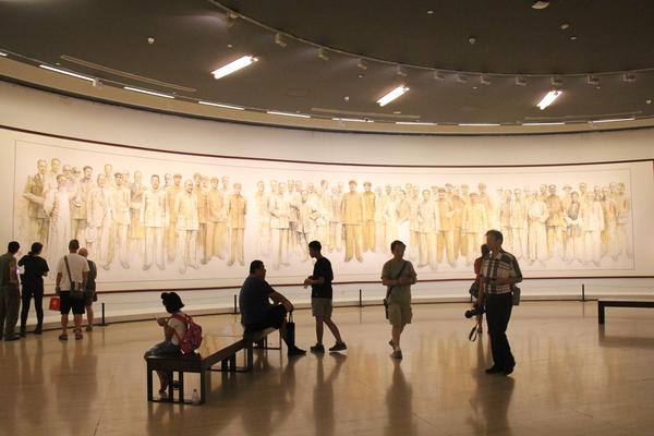 北京市重大历史题材美术作品展开幕 19幅大型