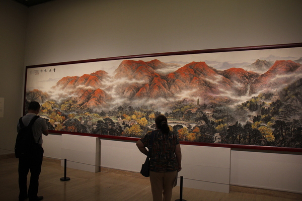 北京市重大历史题材美术作品展开幕 19幅大型