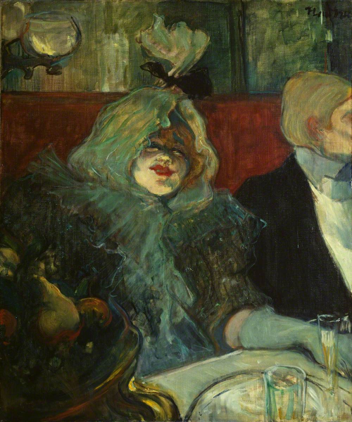 亨利·德·图卢兹-劳特雷克，《河鼠莫特的私人餐厅》，约1890年