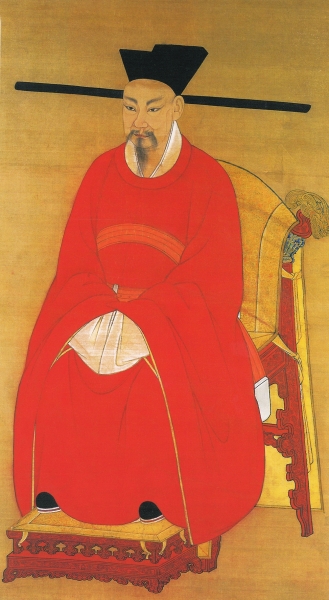  宋理宗像（国画）189×108.5厘米 台北故宫博物院